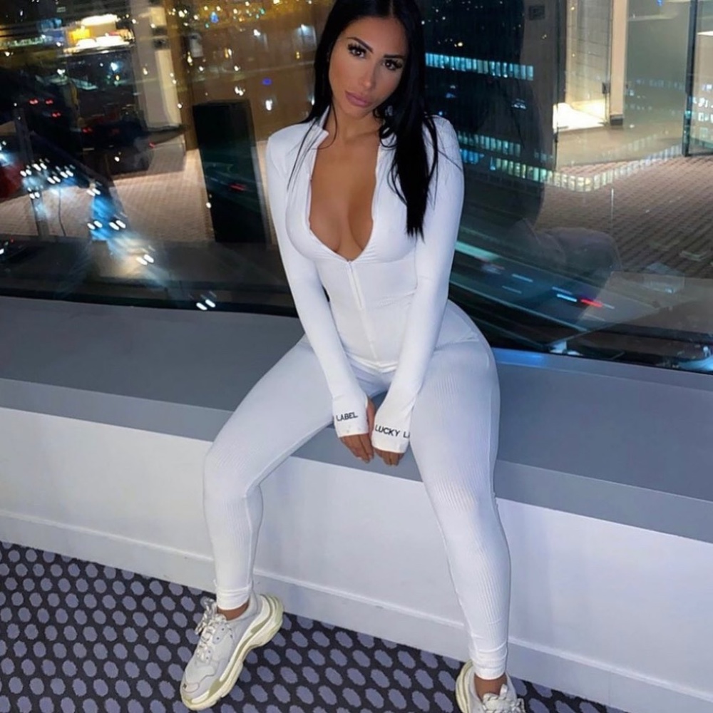 Lucky Label White Jumpsuit
